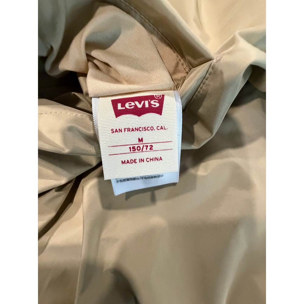 Levis Reversible Varsity Bomber Jacket Kids Red Khaki Asian Market Size M 150/72 - Picture 14 of 15